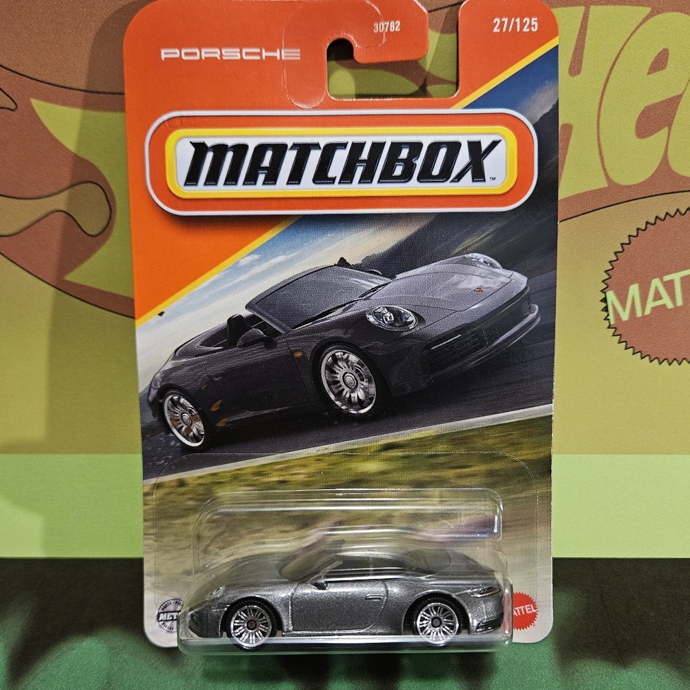 Matchbox Porsche 911 Convertible - Gray